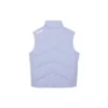 Kamizelka puchowa z nadrukiem liter „Black Purple Pink”