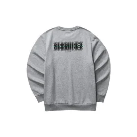 Kolorowa bluza z kapturem z serii Casual z nadrukiem „Grey Black”