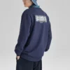 Kolorowa bluza z nadrukiem z serii Casual „Navy White”