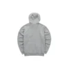 Kolorowa, codzienna bluza z kapturem i zamkiem „Grey White”