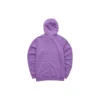 Kolorowa seria casualowa Kurtka z kapturem i zamkiem „Purple White”