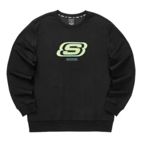 Kolorowa seria casualowa – markowa bluza z kapturem „Black Green”