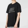 Koszulka z nadrukiem logo „Black Silver”