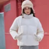 Krótka kurtka puchowa z serii Lifestyle „White”