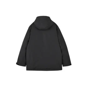 Kurtka puchowa Sports Lifestyle z nadrukiem literowym, Waterproof „Czarna”