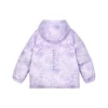 Kurtka puchowa z kapturem „Purple White”