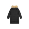 Kurtka puchowa z kapturem z serii Casual „Black”