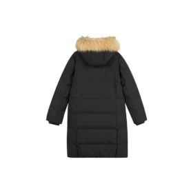 Kurtka puchowa z kapturem z serii Casual „Black”