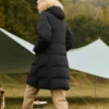 Kurtka puchowa z kapturem z serii Casual „Black”