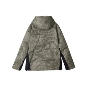 Kurtka puchowa z kapturem z serii Lifestyle, ciepła i Water Repellent „Olive Green Black” Kurtka puchowa z kapturem z serii Lifestyle, ciepła i Water Repellent „Olive Green Black”