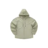 Kurtka z kapturem w stylu casual „Black White Olive Green”