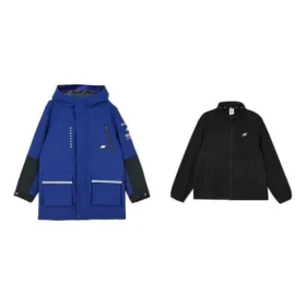 Kurtka z kapturem z serii Casual 3 w 1 „Black Blue”