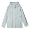 Kurtka z kapturem z serii Stroll z logo „Grey”