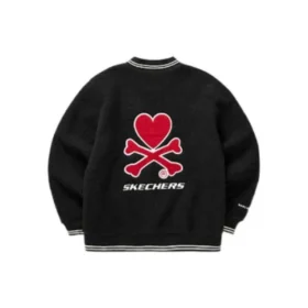 Kurtka z nadrukiem logo Skechers x Tokidoki „Black Red”