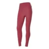 Legginsy fitness z nadrukiem literowym „Burgundy”