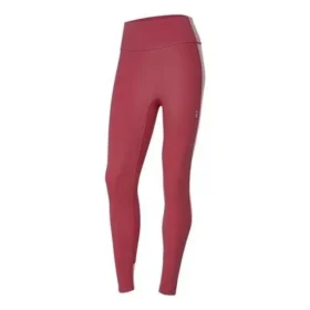 Legginsy fitness z nadrukiem literowym „Burgundy”