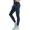 Legginsy treningowe z nadrukiem logo „Navy”