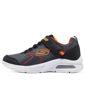 Microspec – Sneakersy sportowe Zovox „Black Grey Red”