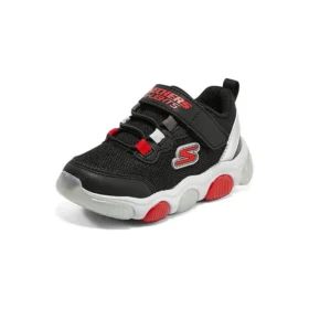 Mighty Glow Sneakersy „Black Red”
