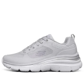 Modne buty sportowe w stylu casualowym Szare