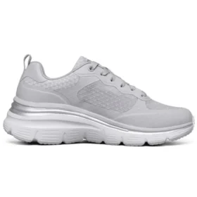 Modne buty sportowe w stylu casualowym Szare