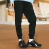 Modne spodnie z tkaniny „Black”