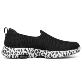 Mokasyny Go Walk 5 Czarne/Białe