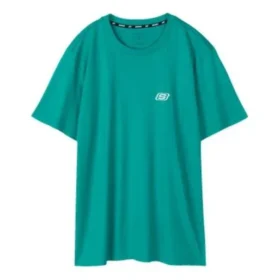 Męska koszulka Skechers z luźnym nadrukiem, oddychająca, z krótkim rękawem, niebieska Męska koszulka Skechers z luźnym nadrukiem, oddychająca, z krótkim rękawem, niebieska
