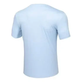 Męska koszulka treningowa Skechers do biegania, sportowa, z dzianiny, z krótkim rękawem, niebieska Męska koszulka treningowa Skechers do biegania, sportowa, z dzianiny, z krótkim rękawem, niebieska