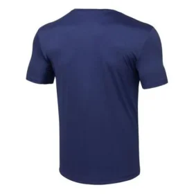 Męska koszulka treningowa Skechers Sport z dzianiny sportowej z krótkim rękawem, niebieska Męska koszulka treningowa Skechers Sport z dzianiny sportowej z krótkim rękawem, niebieska