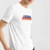 Męska koszulka z krótkim rękawem Skechers Printing w kolorze białym