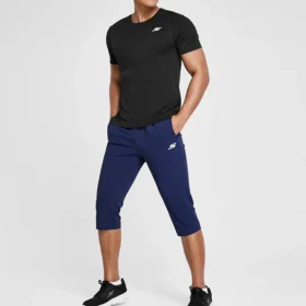 Męskie Skechers Treningowe Biegowe Sportowe Dzianinowe z krótkim rękawem Czarne Męskie Skechers Treningowe Biegowe Sportowe Dzianinowe z krótkim rękawem Czarne