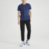 Męskie Skechers z krótkim rękawem, niebieskie