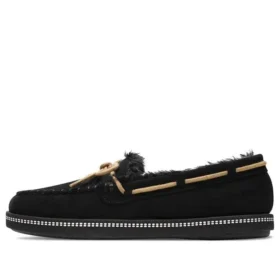 Niskie buty wsuwane Cozy Campfire, czarne