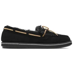 Niskie buty wsuwane Cozy Campfire, czarne
