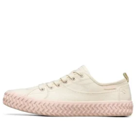 Niskie Sneakersy Street Trax Białe/Różowe