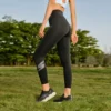 Obcisłe legginsy sportowe „Czarno-szare”