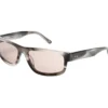 Okulary przeciwsłoneczne Elevated Rectangle Shiny Horn Okulary przeciwsłoneczne Elevated Rectangle Shiny Horn