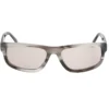 Okulary przeciwsłoneczne Elevated Rectangle Shiny Horn Okulary przeciwsłoneczne Elevated Rectangle Shiny Horn