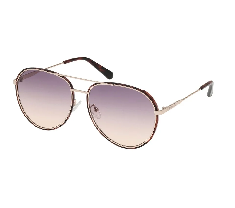 Okulary przeciwsłoneczne typu aviator z zaokrąglonymi oprawkami Okulary przeciwsłoneczne typu aviator z zaokrąglonymi oprawkami