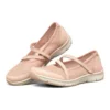 Płaskie buty Be-Cool Mary Jane „Pink”
