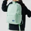 Plecak z logo „Light Green”