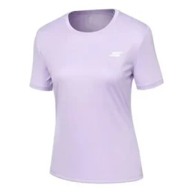 Running Knit Short Sleeve Purple