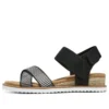 Sandały codzienne Desert Kiss Cross Strap „Brązowo-czarne”
