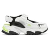 Sandały DLites „White Black Neon Green”