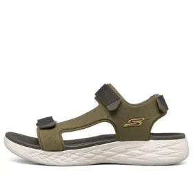 Sandały On-the-GO 600 Velcro w kolorze oliwkowym