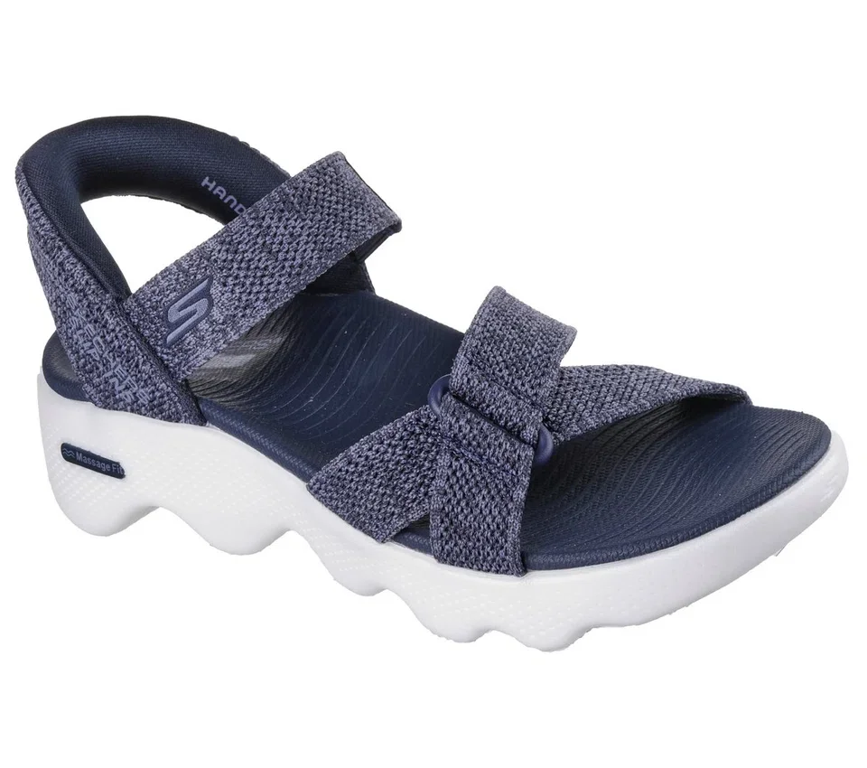 Skechers Slip-ins: Sandały Go Walk Massage Fit – Heather Skechers Slip-ins: Sandały Go Walk Massage Fit – Heather