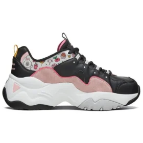 Skechers x Line Friends D’ Lites 3.0 Niskie buty typu clunky Czarne/Różowe