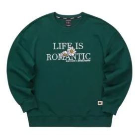 Skechers x Romantic Crown Sweter z długim rękawem „Green White”