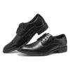 Skórzane buty wizytowe LARKEN „Black”